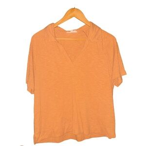 Jane and Delancey Orange Short Sleeve Top